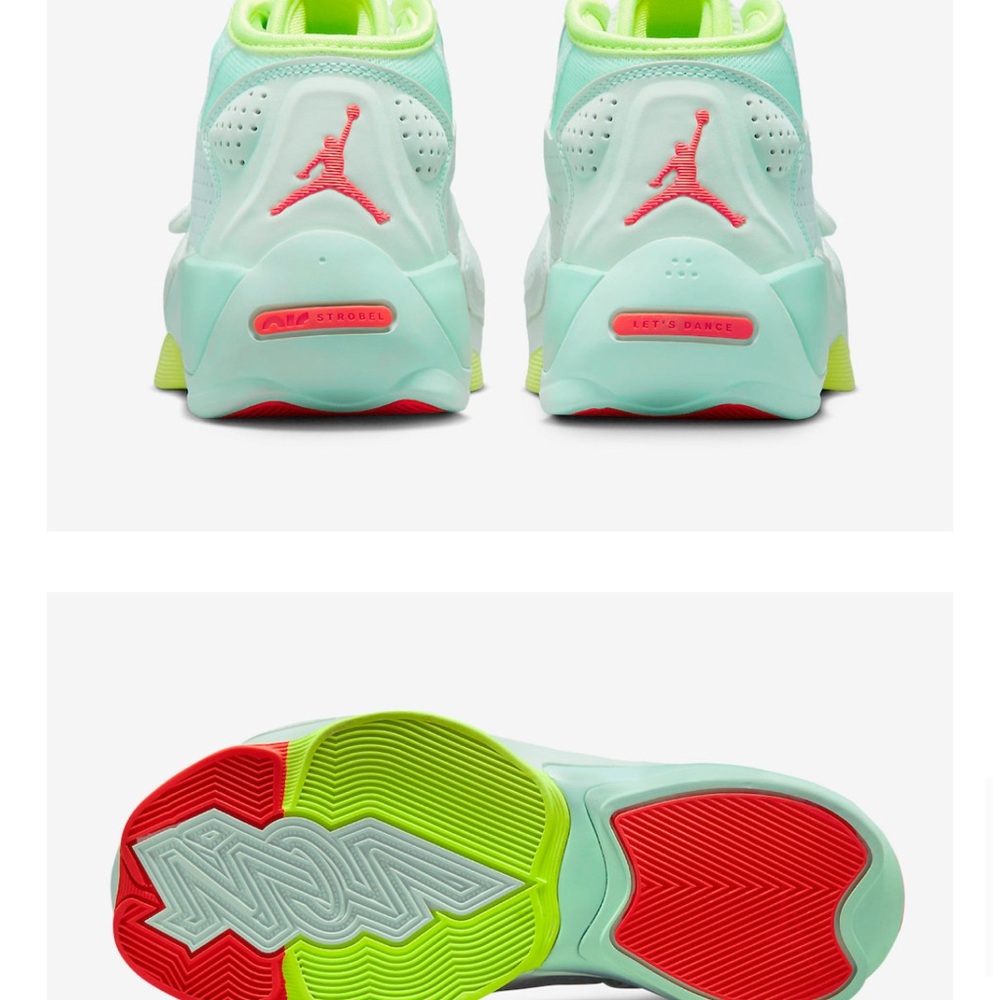 Nike Air Jordan Zion 2 GS Spring Hoops Sneakers Shoes EU 40 Athletic Sporty - Picture 4 of 14